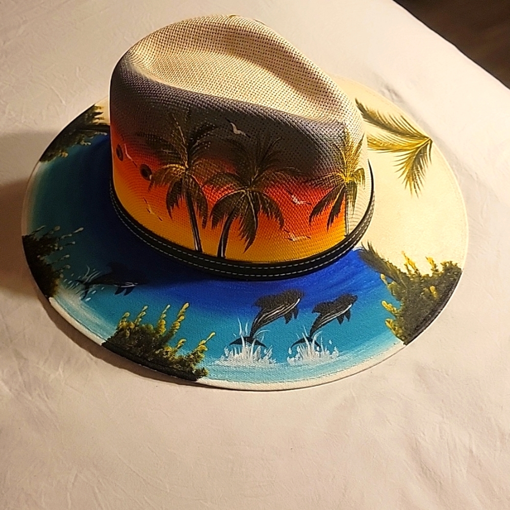 Men's Sombrero custom-made tropical hat.